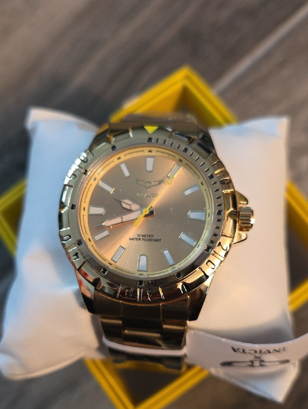 21. Invicta Gold-Tone Men's Bracelet Watch